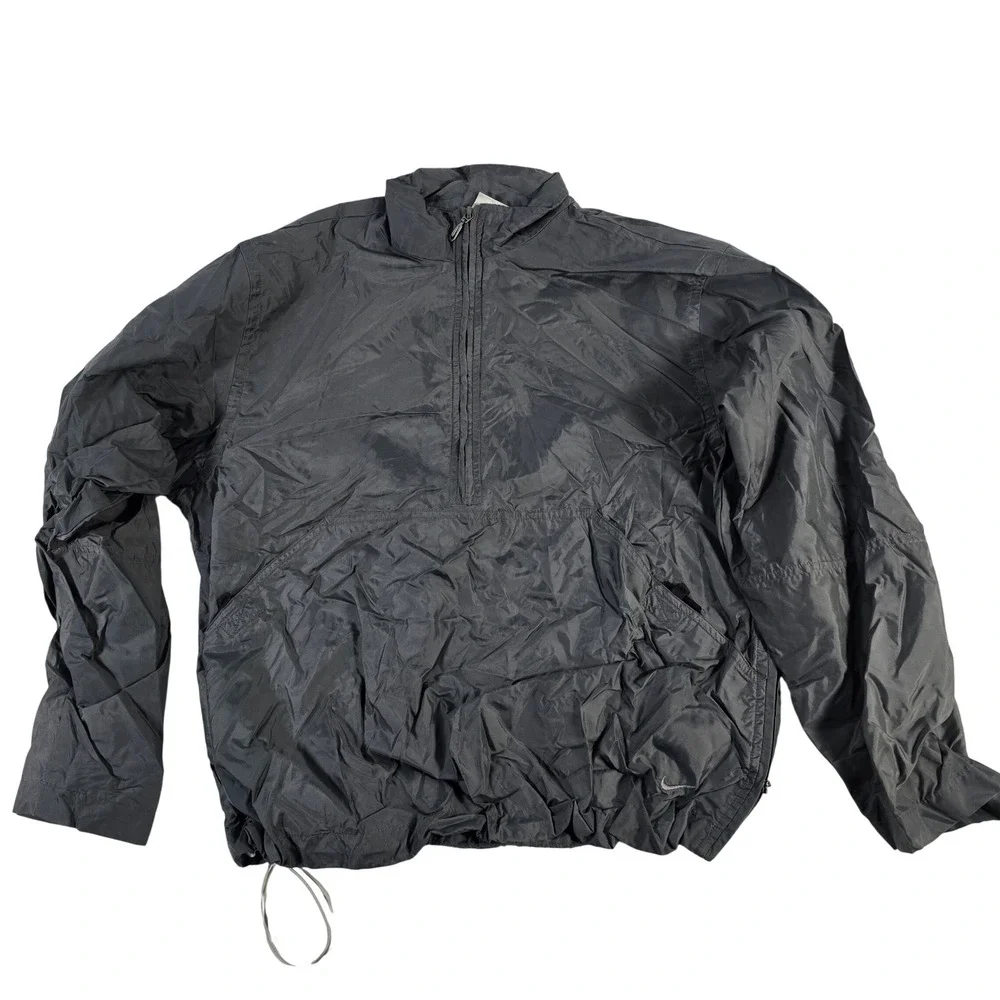 Nike Kids Pullover Anorak Jacket‎ Charcoal Gray Size M 8-10 Lightweight